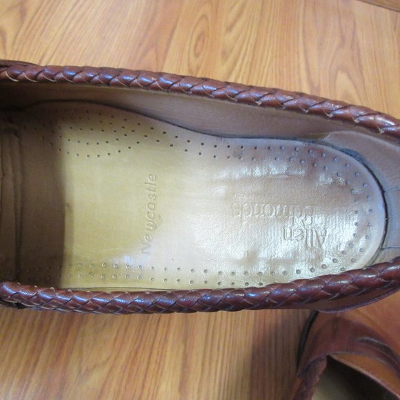 COLE HAAN NEWCASTLE LOAFERS BROWN LEATHER Sz 9 D main image 5